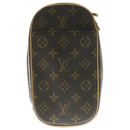 Louis Vuitton Pochette Gange Monogram PVC Leather Shoulder Bag Gold Hardware