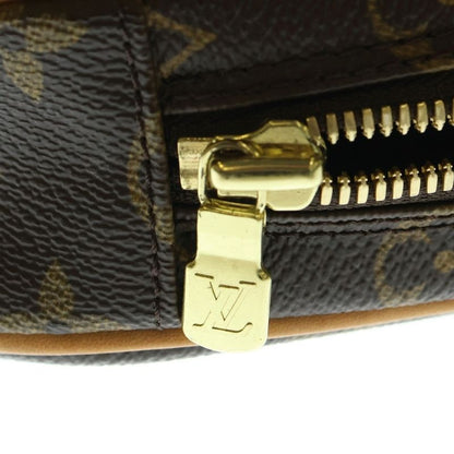 Louis Vuitton Pochette Gange Monogram PVC Leather Shoulder Bag Gold Hardware