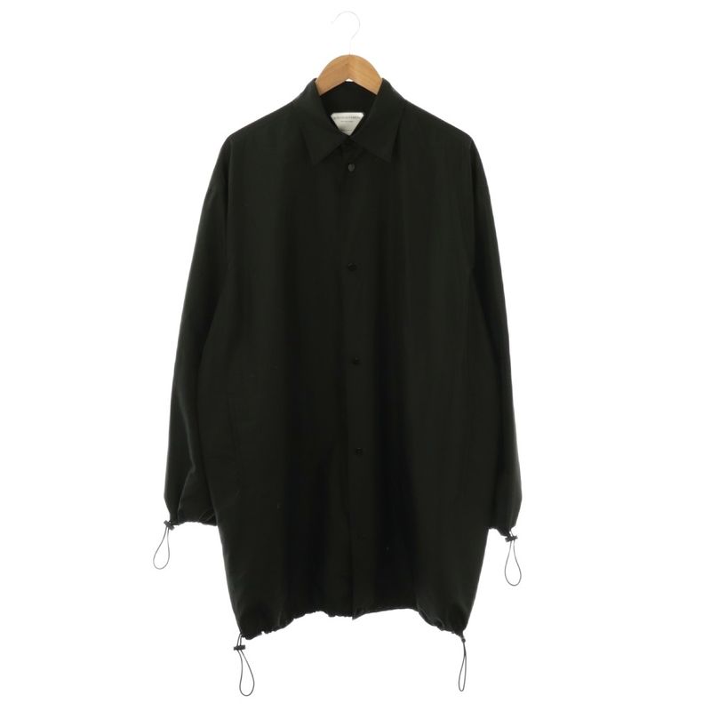 Bottega Veneta 629336 Vkt00 Technical Oversize Shirtcoat Light Hand 46 Black NR