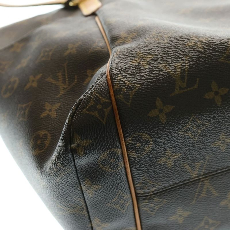 Louis Vuitton Totally MM Monogram PVC Leather Shoulder Tote Bag Gold Hardware