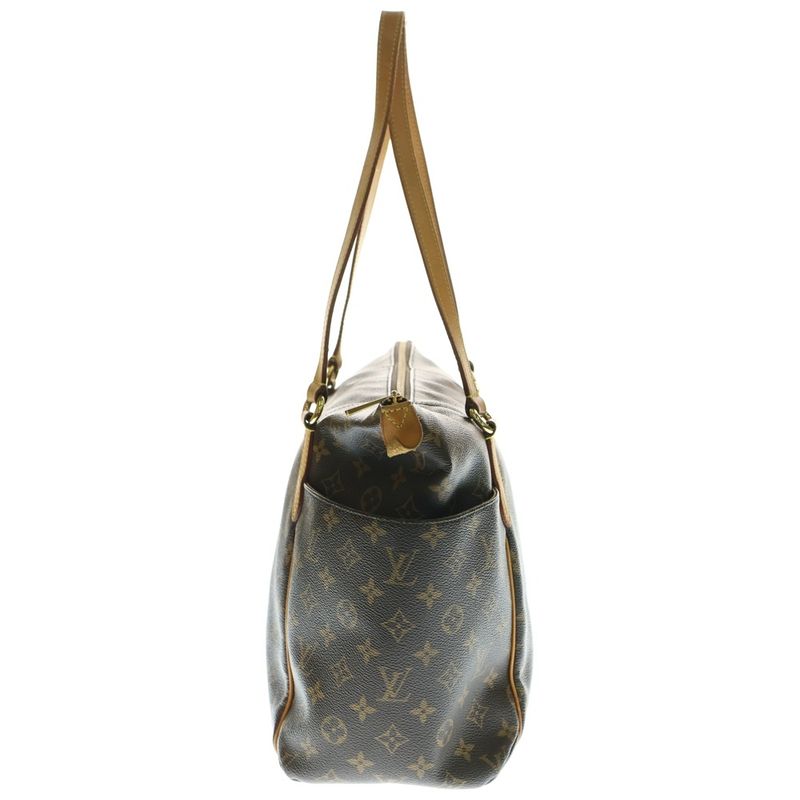 Louis Vuitton Totally MM Monogram PVC Leather Shoulder Tote Bag Gold Hardware
