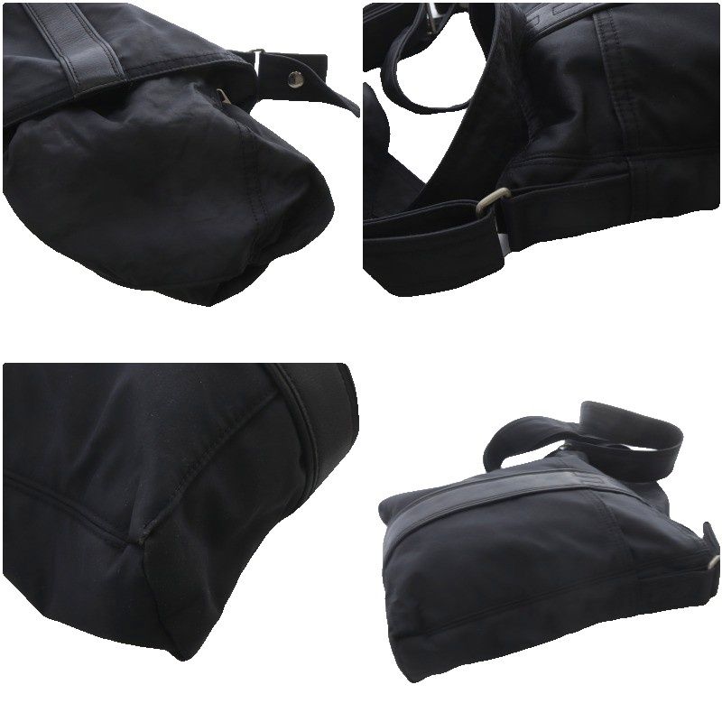 Hermes Acapulco Bandoliere MM Shoulder Bag One Shoulder Crossbody Nylon Black