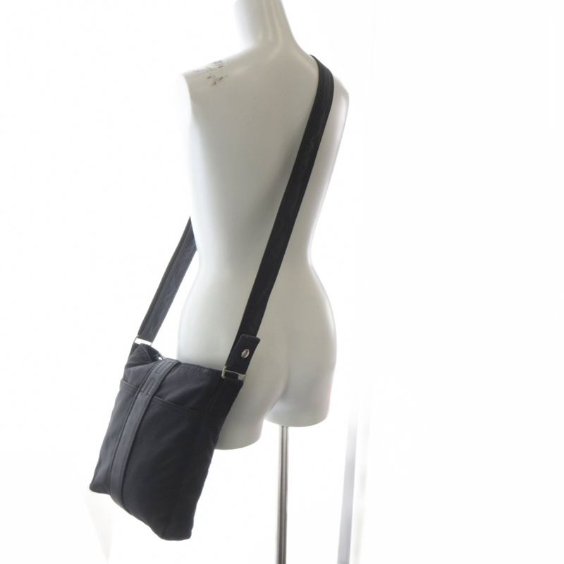 Hermes Acapulco Bandoliere MM Shoulder Bag One Shoulder Crossbody Nylon Black