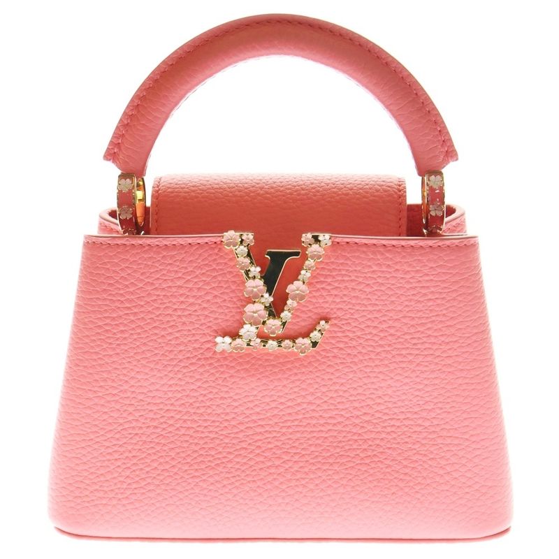 Louis Vuitton Capucines Mini 21 Taurillon Leather Pink Sky 2WAY Hand Shoulder