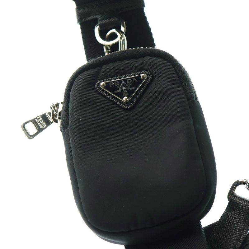 Prada Re-edition 2005 Re-nylon 2WAY Handbag Shoulder Bag Nylon Black 1bh204