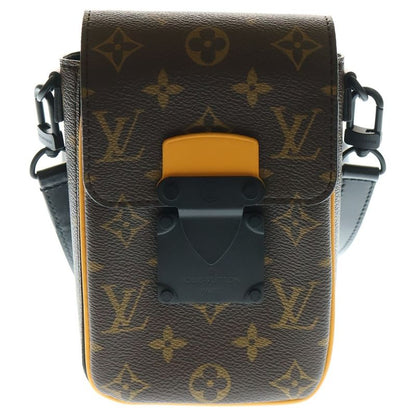Louis Vuitton Monogram Macassar S Lock Vertical Wearable Wallet Shoulder Strap