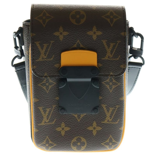 Louis Vuitton Monogram Macassar S Lock Vertical Wearable Wallet Shoulder Strap