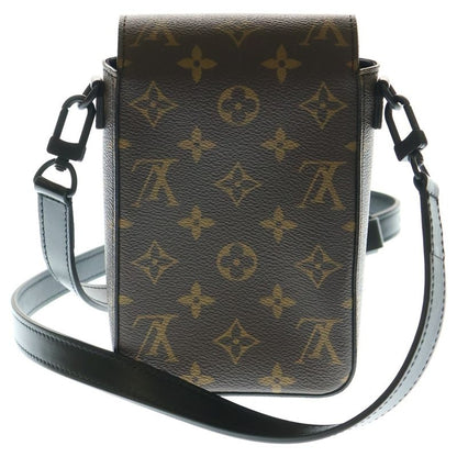 Louis Vuitton Monogram Macassar S Lock Vertical Wearable Wallet Shoulder Strap