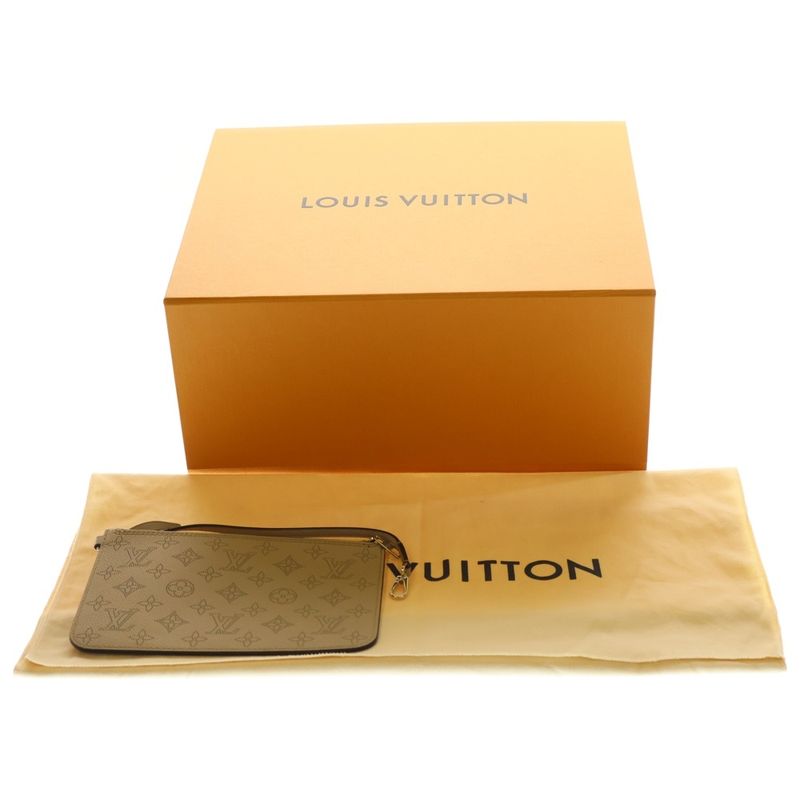 Louis Vuitton Blossom MM Monogram Mahina Perforated Leather Shoulder Tote Bag