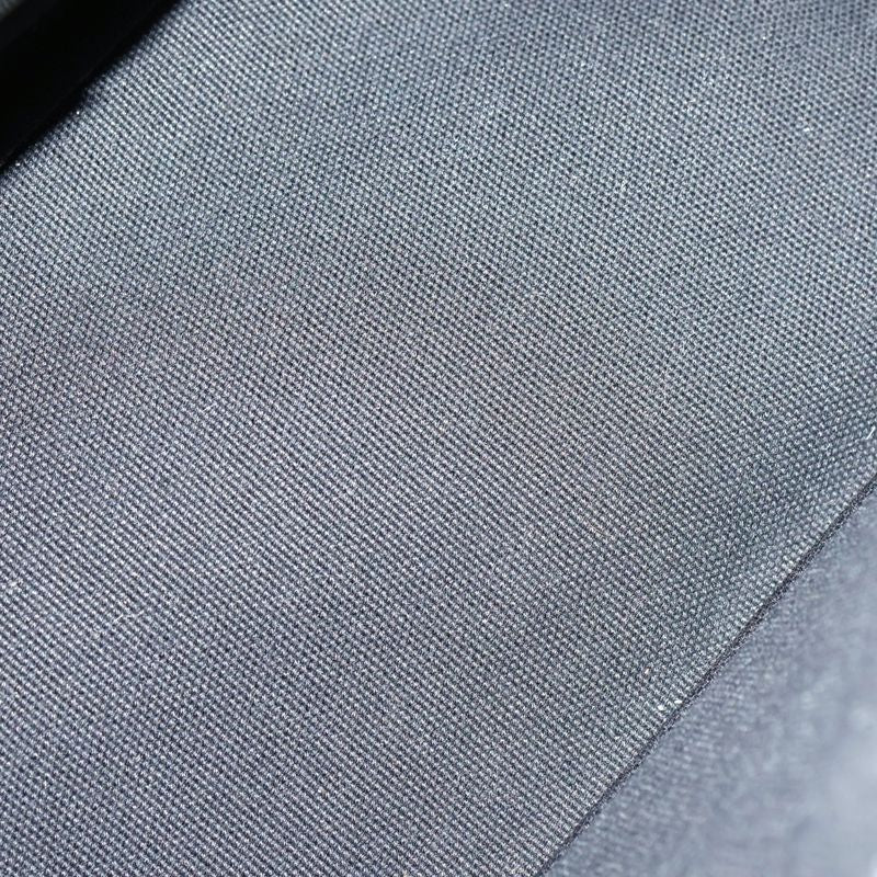 Prada Canapa 2WAY Bag Logo Triangle Plate Handbag Shoulder Bag Black Canvas