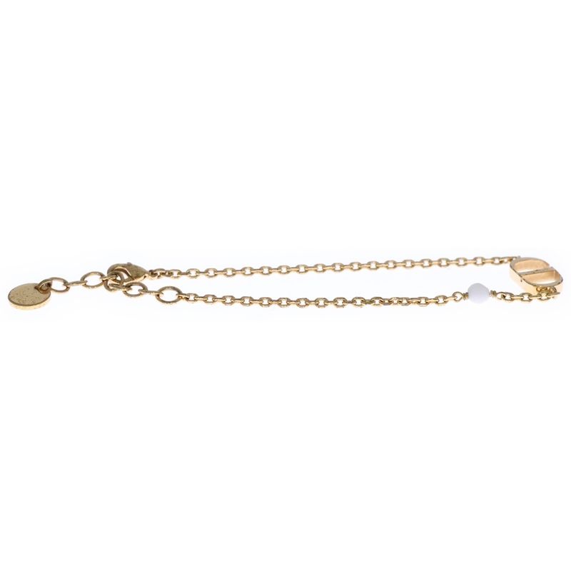 Christian Dior Petit CD Logo Bracelet Gold