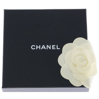 Chanel Coco Mark Pearl Brooch Pin Badge Gold GP