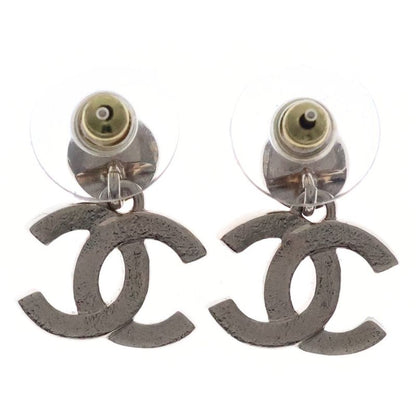 Chanel Coco Rhinestone Earrings Gold GP Abc190 B14706