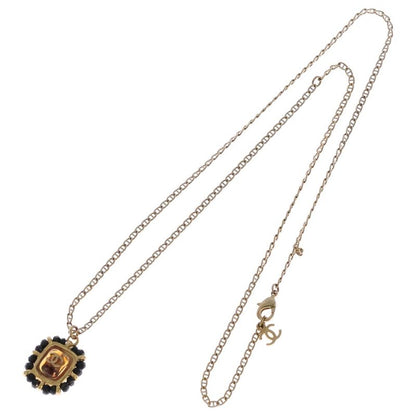 Chanel Coco Mark Vintage Necklace Pendant Chain Gold GP