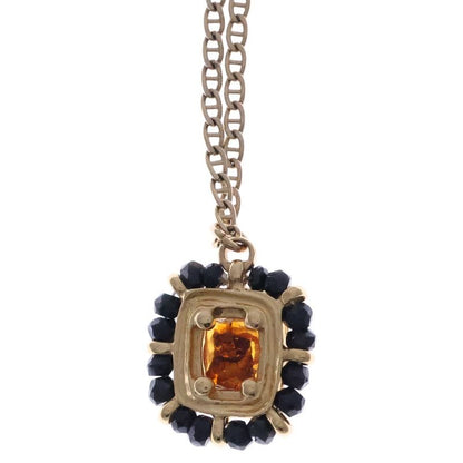 Chanel Coco Mark Vintage Necklace Pendant Chain Gold GP