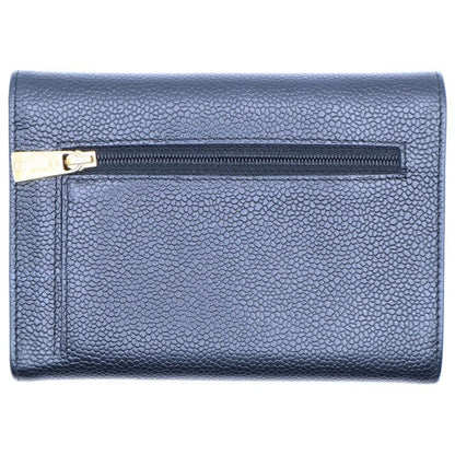 Chanel Coco Mark Trifold Wallet Long Wallet Card Case Business Card Holder