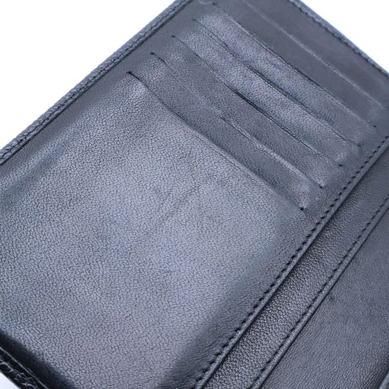 Chanel Coco Mark Trifold Wallet Long Wallet Card Case Business Card Holder