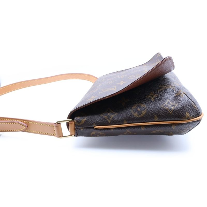 Louis Vuitton Musette Tango Monogram PVC Leather Shoulder Bag Gold Hardware