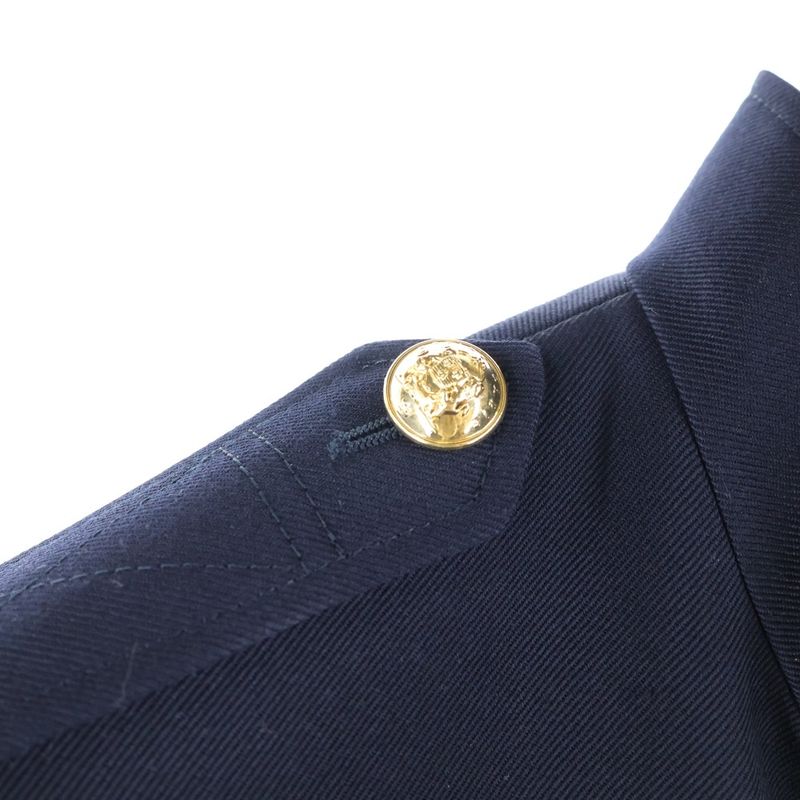 Celine Wool Officer Safari Jacket Blouson Navy Women's 2v34g092d