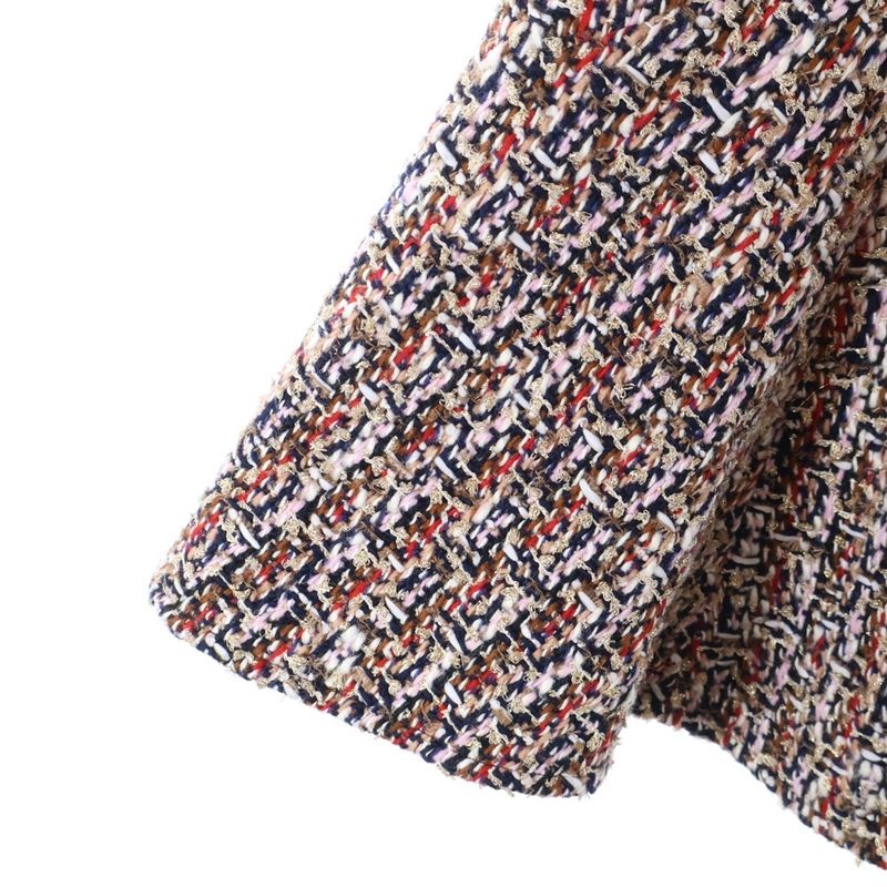 Louis Vuitton 21AW Mix Lame Tweed Skater Monogram Belt Crew Neck Short Sleeve