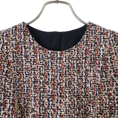 Louis Vuitton 21AW Mix Lame Tweed Skater Monogram Belt Crew Neck Short Sleeve