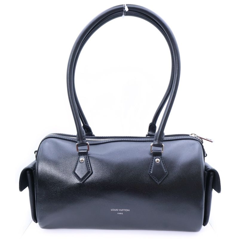 Louis Vuitton Speedy Cargo Vibe Noir Black Leather Handbag M12934 IC Type