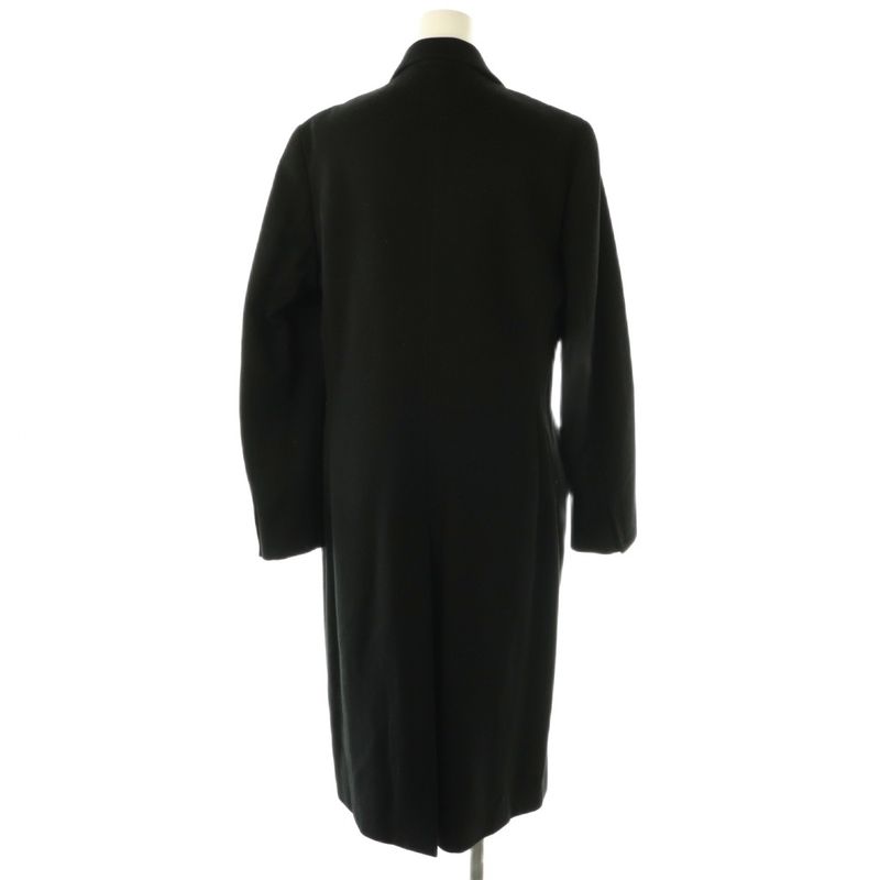 Gucci Wool Cashmere Chester Coat Outerwear Long 40 Black NR - OS - SH