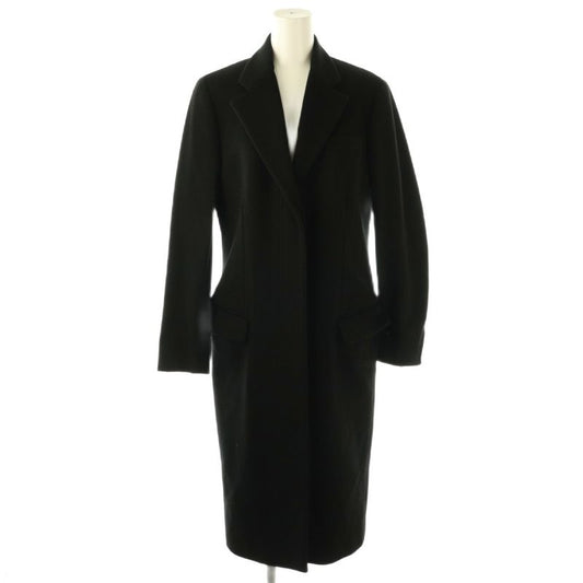Gucci Wool Cashmere Chester Coat Outerwear Long 40 Black NR - OS - SH