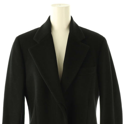 Gucci Wool Cashmere Chester Coat Outerwear Long 40 Black NR - OS - SH