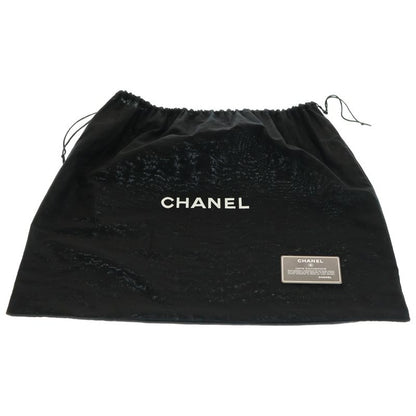 Chanel Matelasse Coco Mark Soft Caviar Skin Leather Chain Shoulder Bag Silver