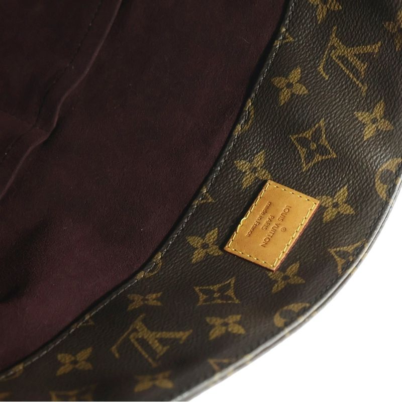 Louis Vuitton Merry Monogram PVC Leather Hand Shoulder Bag Gold Hardware Brown