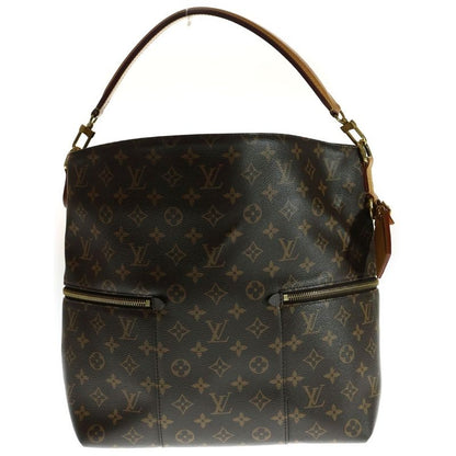 Louis Vuitton Merry Monogram PVC Leather Hand Shoulder Bag Gold Hardware Brown