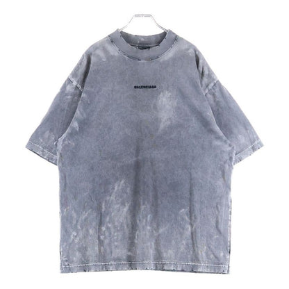 Balenciaga Medium Fit T-shirt Medium Fit T-shirt Crew Neck Short Sleeve Cut And