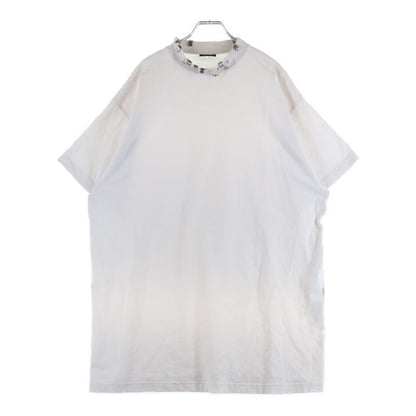 Balenciaga Pierced T-shirt Oversized Earrings T-shirt Oversized Crew Neck Short