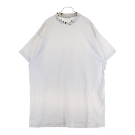Balenciaga Pierced T-shirt Oversized Earrings T-shirt Oversized Crew Neck Short