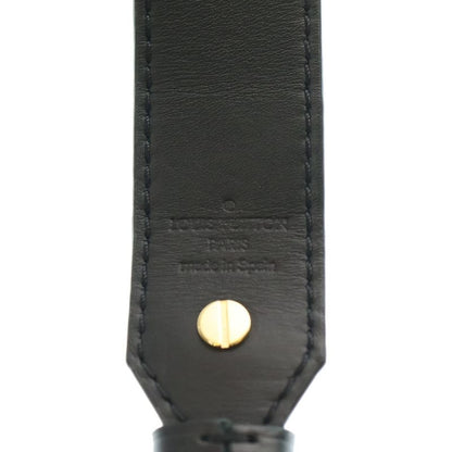 Louis Vuitton Monogram Shoulder Strap XL Leather Brown Black J02331 Gold