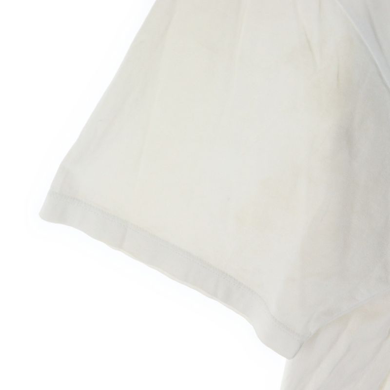 Celine 22AW Loose Fit Logo Print Short Sleeve T-shirt Cut And Sewn White