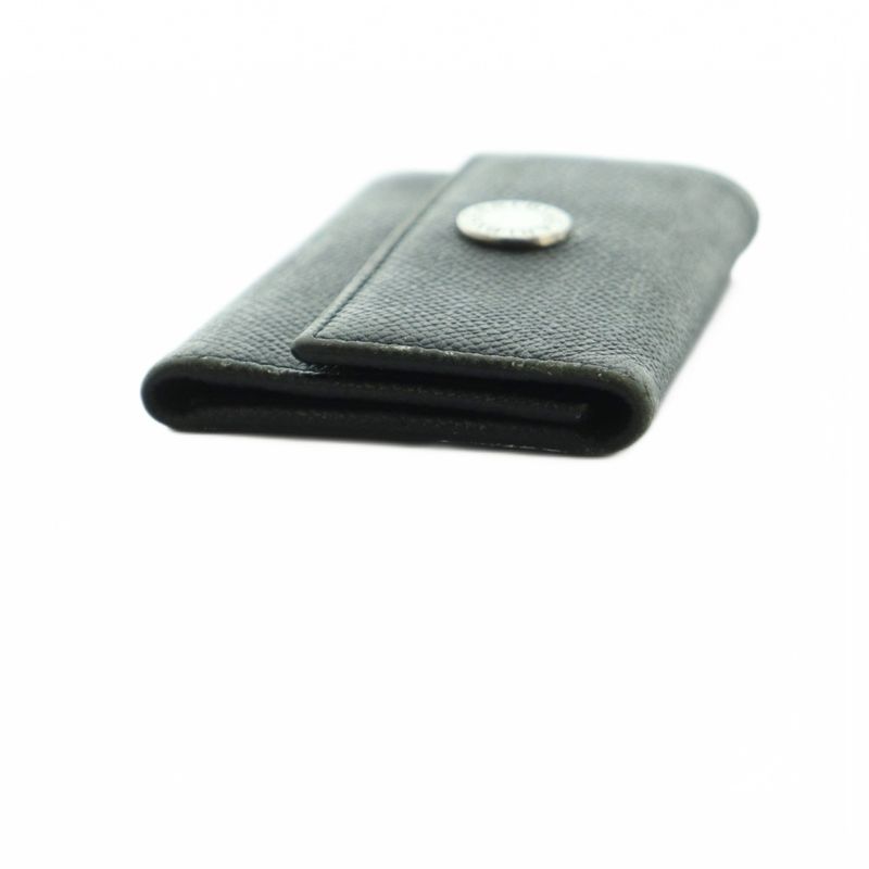 Bulgari Bvlgari 5-strand Key Case Trifold Leather Black MI - OS Unisex