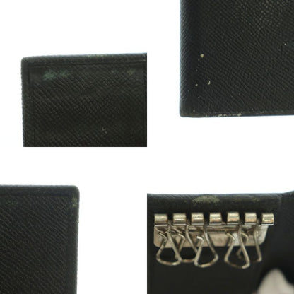 Bulgari Bvlgari 5-strand Key Case Trifold Leather Black MI - OS Unisex