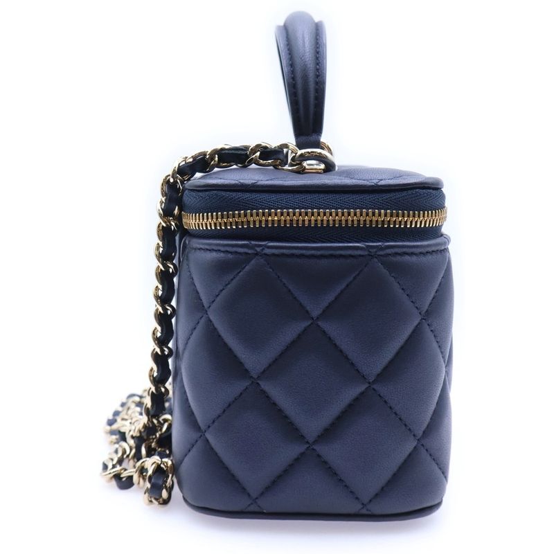 Chanel Vanity Top Handle Chain Shoulder G478484a Box Bag Ribbon Booklet
