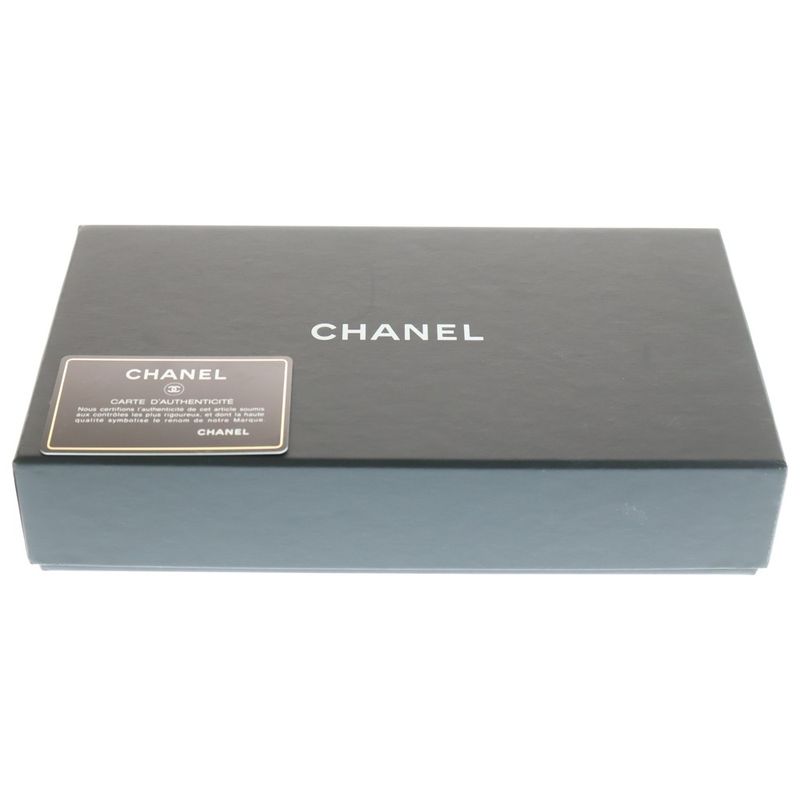 Chanel Coco Marc Matelasse Lambskin Leather Long Wallet Gdhardware Black