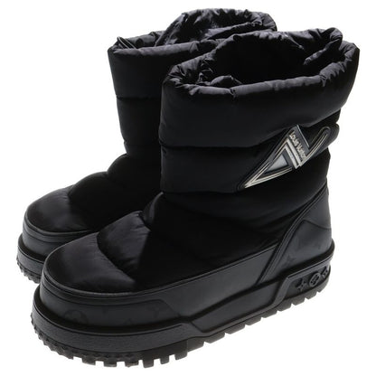 Louis Vuitton LV Alpine Line Monogram Quilted Snow Boots With Logo Patch Black