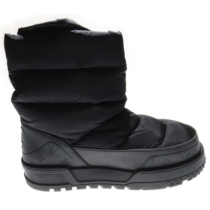 Louis Vuitton LV Alpine Line Monogram Quilted Snow Boots With Logo Patch Black