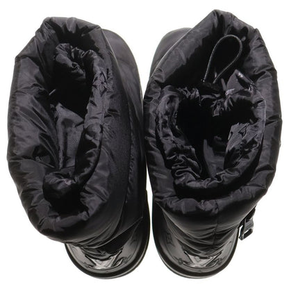 Louis Vuitton LV Alpine Line Monogram Quilted Snow Boots With Logo Patch Black