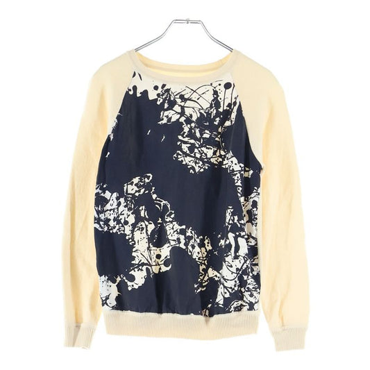 Hermes Wool Knit Sweater Silk-switched Wool Knit Sweater Ivory