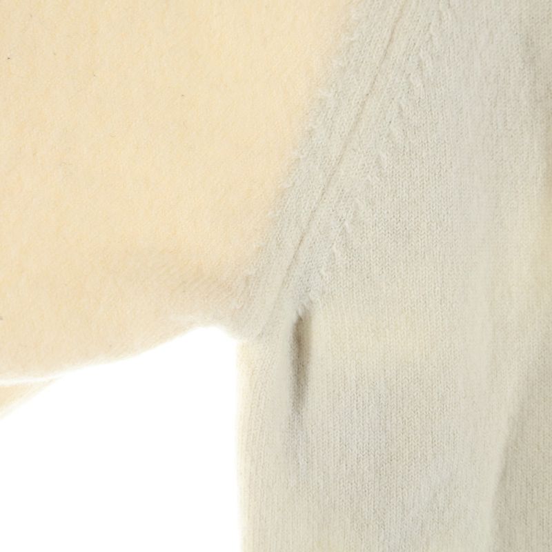 Hermes Wool Knit Sweater Silk-switched Wool Knit Sweater Ivory