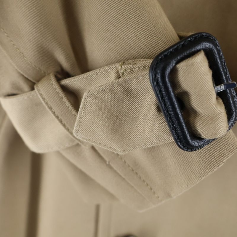 Saint Laurent Paris Belted Classic Trench Coat Trench Coat Beige Women 507530