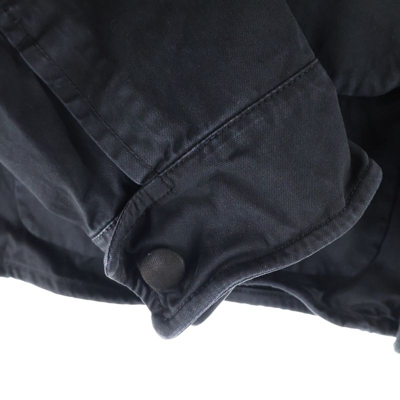 Prada Cropped Cotton Blouson Jacket Black Sgc841