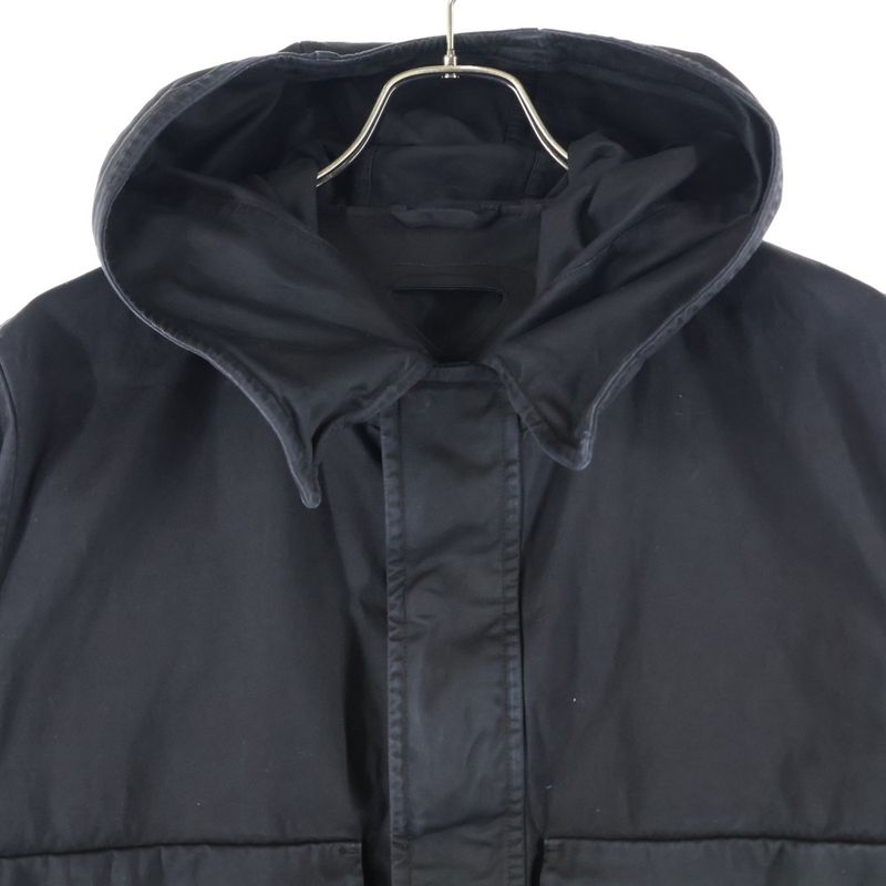 Prada Cropped Cotton Blouson Jacket Black Sgc841