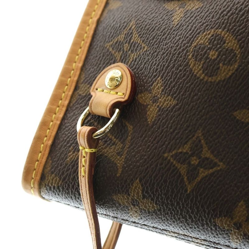 Louis Vuitton Monogram Neverfull PM New Shape Pivoine Handbag Tote Bag Brown